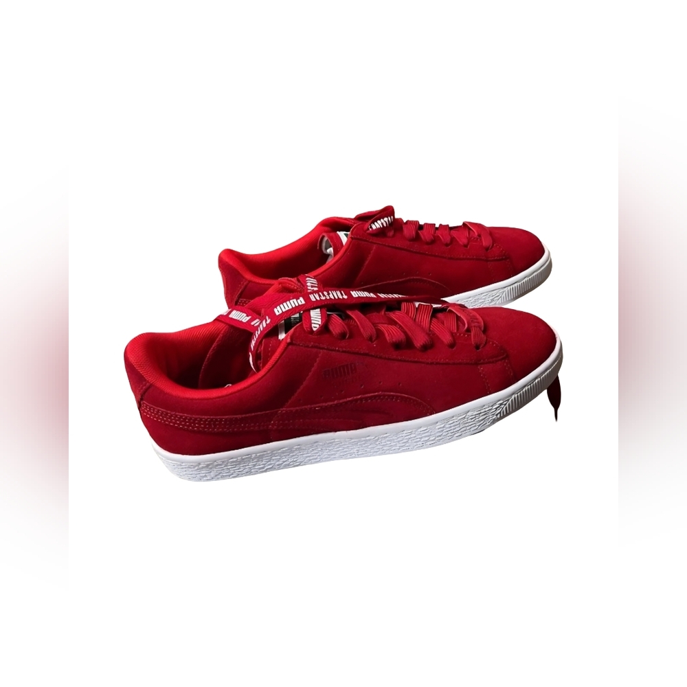 NEW Puma Men's Suede Trapstar Red Shoes Size 9.5